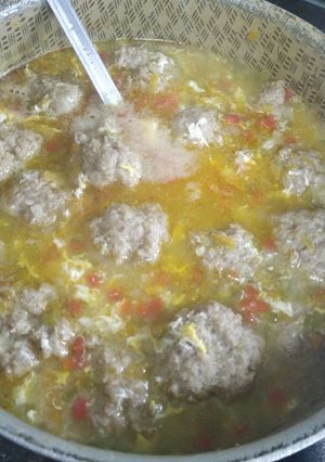 Una foto de Caldo de So'o apu'a (Tembi'u Paraguay)