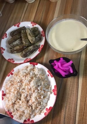 صورة لوصفة شيخ المحشي مع الأرز