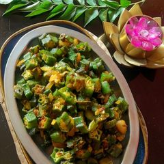A picture of Veg Bendi Fry.