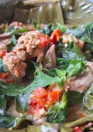 Foto resep Ayam Kukus Daun Pisang*