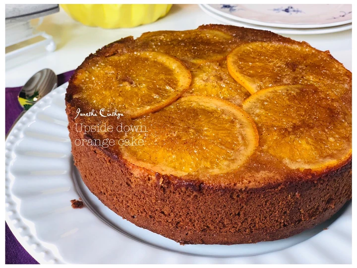 Langkah Mudah untuk Membikin Resep Upside down orange cake yang Lezat Anti Ribet, Uenak Banget