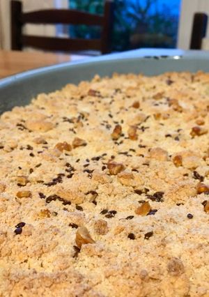 Una foto de Crumble de Manzana