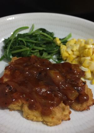 Foto resep Steak (Tempe) saos barbeque