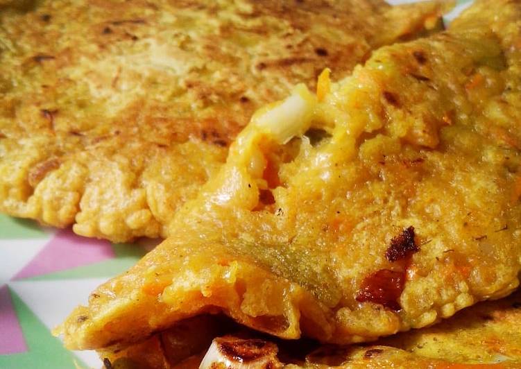 Panqueca salgada recheada