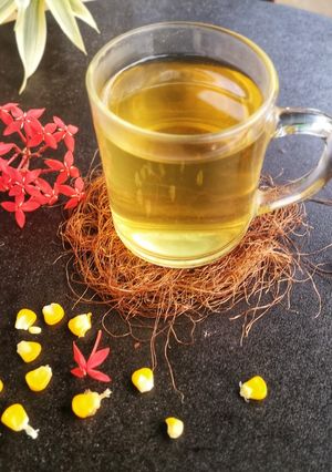 A picture of Corn silk qehwa /tea🌽.