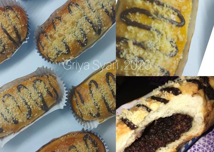 Langkah Mudah untuk Menyiapkan Roti Coklat Crunchy Crumble Anti Gagal
