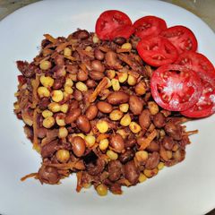 A picture of Spicy Githeri.