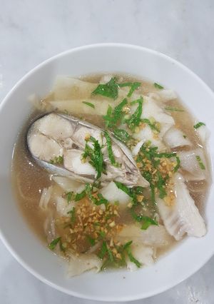 Hình của món Cá Hú Nấu Măng Chua.