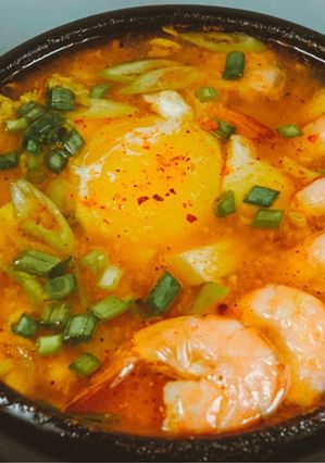 Foto resep Sundubu Jjigae Sup Tahu Pedas a la Korea