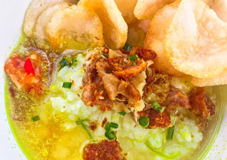 DICOBA! Resep Bubur Ayam Kuah Kuning ala Chef Willgoz menu masakan harian