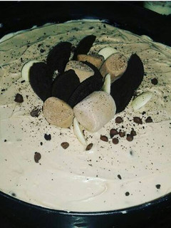 A picture of Mocha oreo No Bake cheesecake.