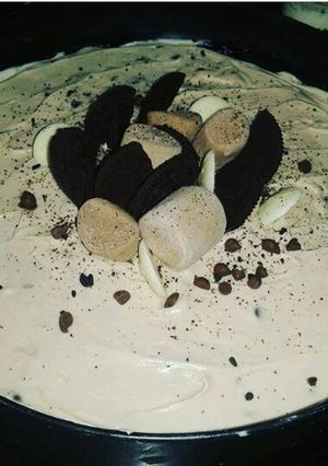 A picture of Mocha oreo No Bake cheesecake.
