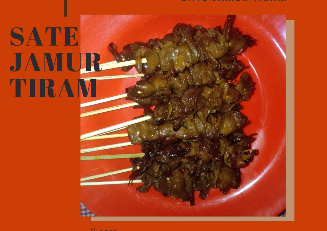 Sate Jamur Tiram