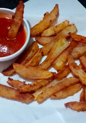 A picture of French fries.