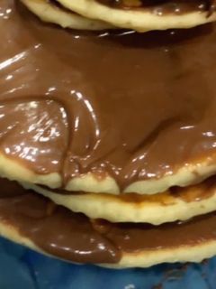 صورة لوصفة بان كيك 🥞 بالنوتيلا