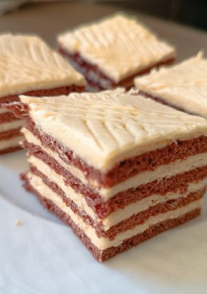 Karamellkrémes süti😋 recept fotója