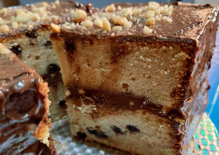 Recipe of Any-night-of-the-week Chocolate Chip Vanilla Cake 🎂