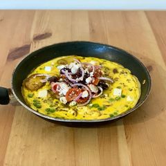 A picture of Potato, Pea and Feta Frittata.