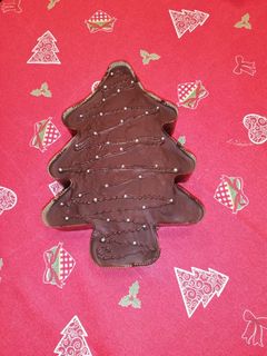 Foto di Torta albero di Natale cioccolato e marmellata