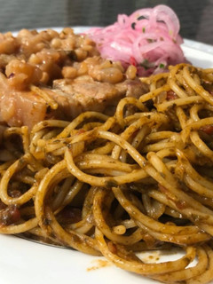 Una foto de Sopa seca chinchana