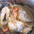 Gulai bandeng dan udang