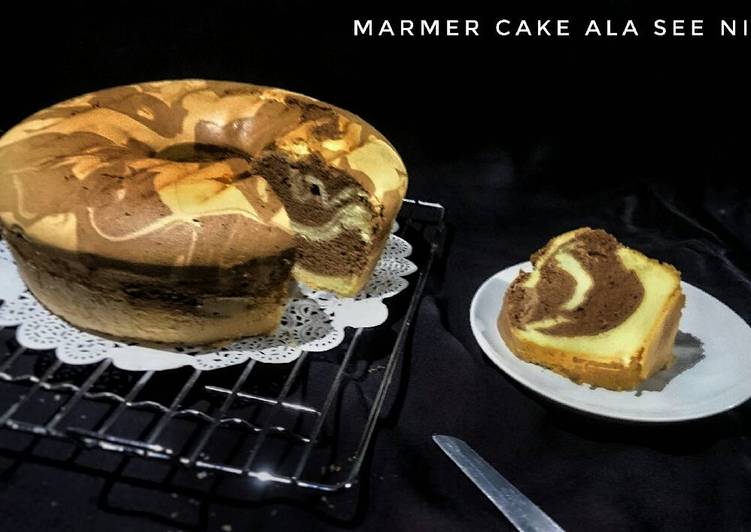 Resep Marmer Cake Pak Sahak Anti Gagal