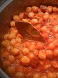 Garbanzos con jamón