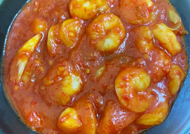 Cara Gampang Menyiapkan Udang Saus Padang, Lezat Sekali