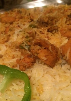 صورة لوصفة برياني على طريقتي🙄✌️