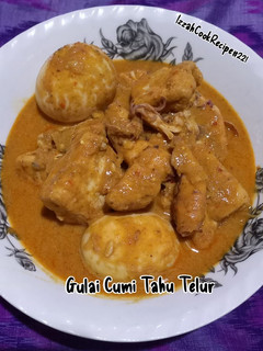 Foto resep 🦑Gulai Cumi Tahu Telur🥚