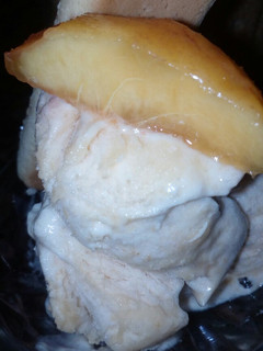 Una foto de Helado de duraznos