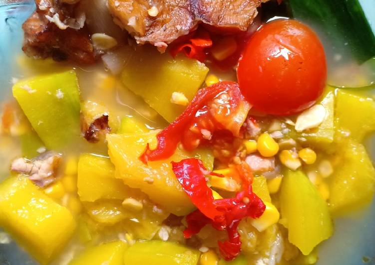 Cara buat Sayur Sereh Kunyit Geprek (khas lubuk Linggau) Sederhana dan Mudah Dibuat