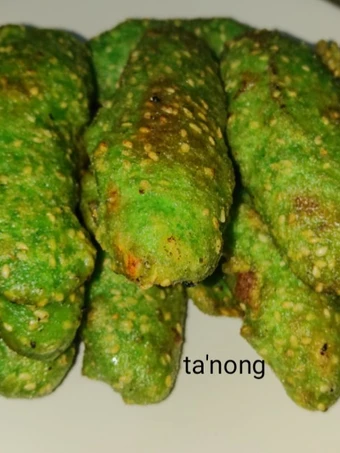 Cara Simple Menyiapkan Resep  Pisang wijen ijo yang Enak Banget, Enak