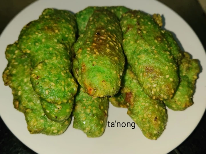 Cara Simple Menyiapkan Resep  Pisang wijen ijo yang Enak Banget, Enak