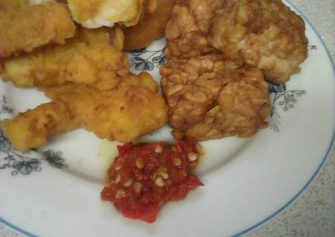 Ayam goreng krispy sambel bawang