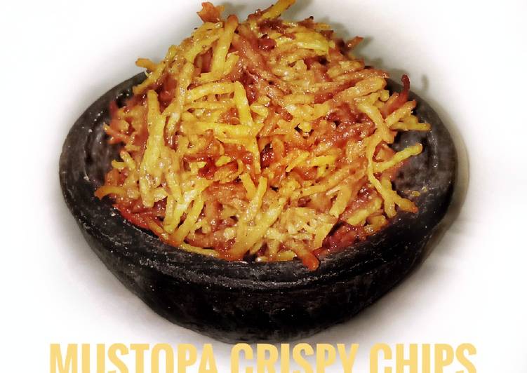 RECOMMENDED! Inilah Resep Rahasia Mustopa Crispy Chips /Kentang mustofa Anti Gagal