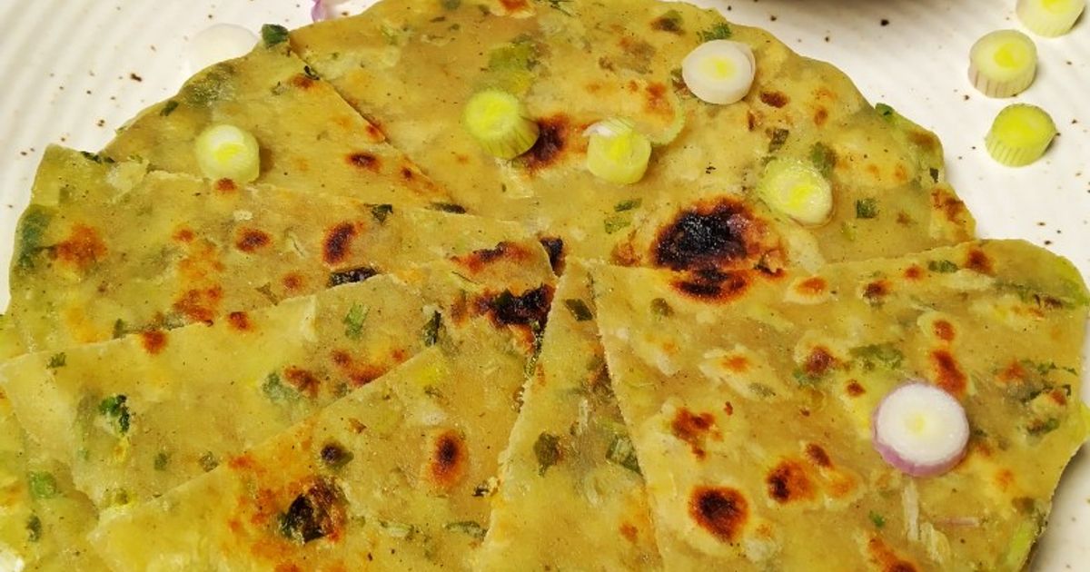 Spring Paratha Spring Onion Paratha Recipe by Tanushri Paul - Cookpad