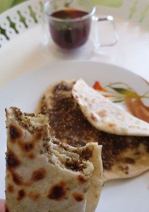 صورة لوصفة مناقيش سريعة