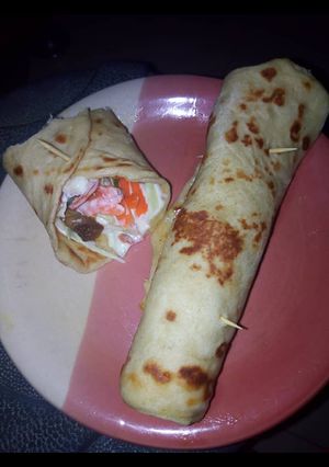 A picture of Shawarma.