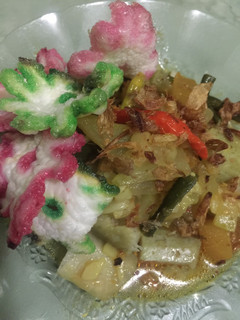 Foto resep 🍃Lontong sayur🐾bumbu lodeh kare instan🍃