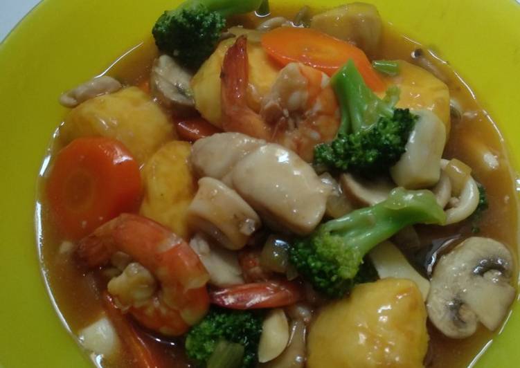 Resep Sapo Tahu Seafood, Sempurna