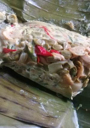 Foto resep Botok lamtoro telur jamur