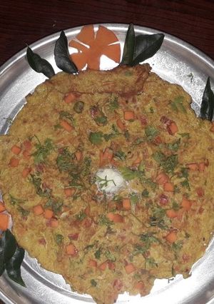 A picture of Indo Spanish omelette.
