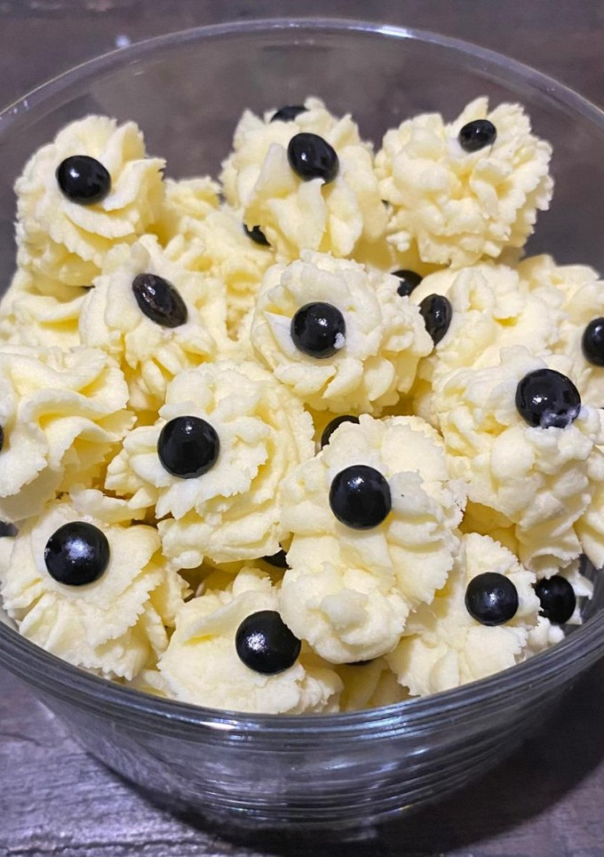 Foto resep Biskuit susu semprit / kukis susu