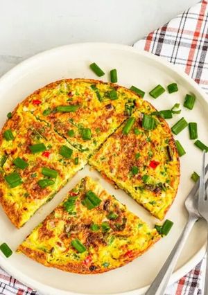 A picture of Spanish omelette.