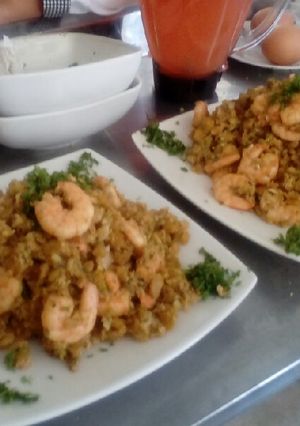 Una foto de Tigrillo con camarones