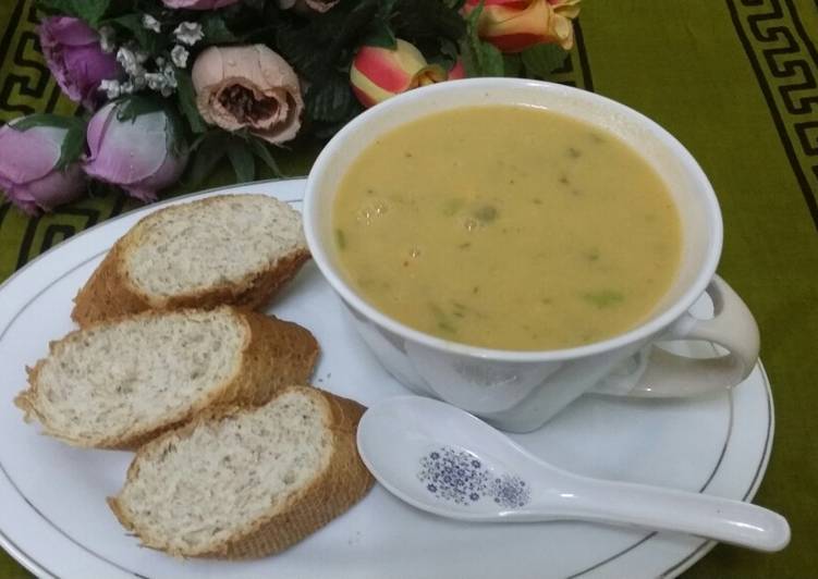 Oats and Lentil Soup