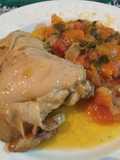 Pollo a la cazadora