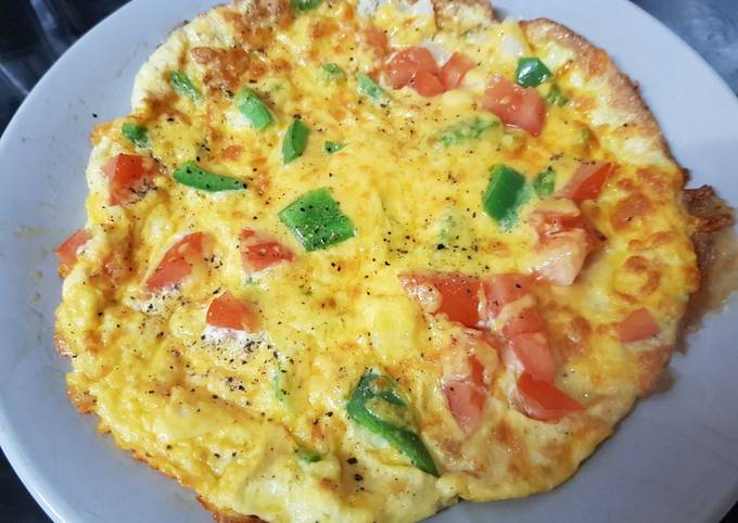 My Nice Omelette for Lunch today. 😁