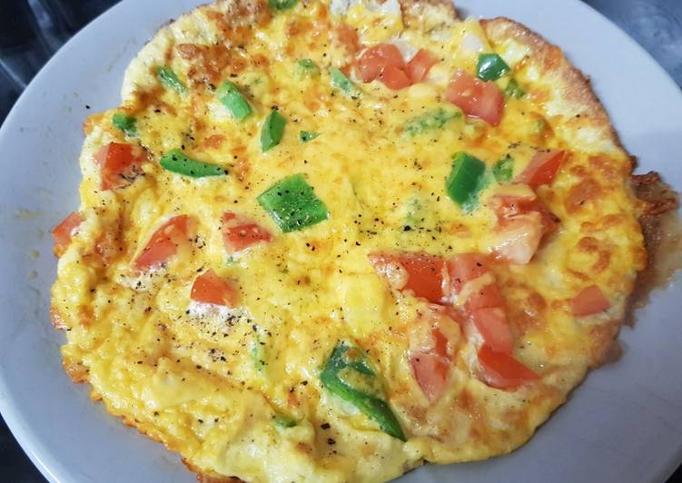 My Nice Omelette for Lunch today. 😁